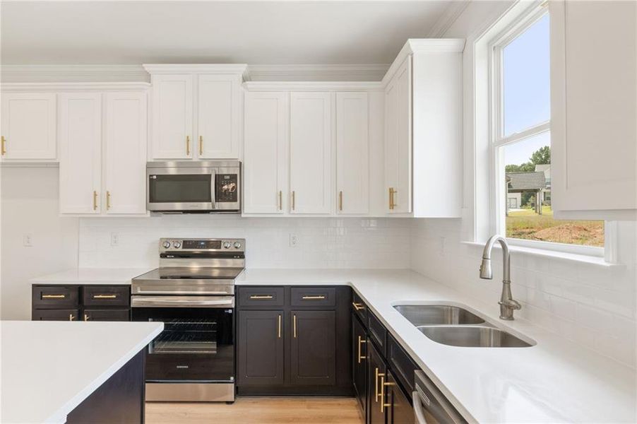 Furnished interior view inside a new home in Clark Farms, Flowery Branch (Image 14).