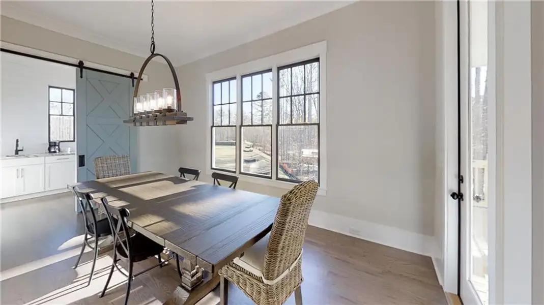 Furnished interior view inside a new home in , Marietta (Image 6).