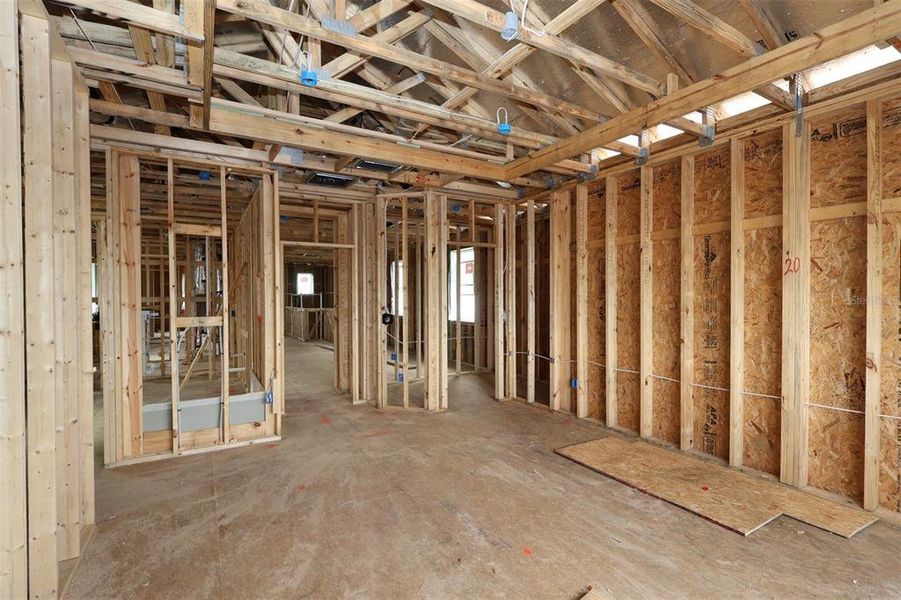 In-progress construction of a new home in Lake Star at Ovation, Winter Garden, FL (Image 10).