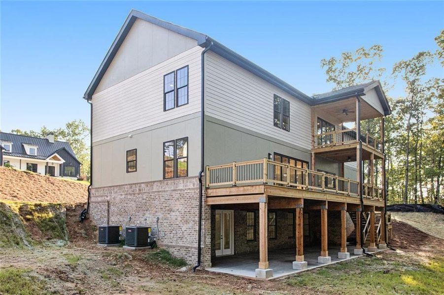 Exterior details and patio area of a home in , Dawsonville (Image 24). Exterior details and patio area of a home in , Dawsonville (Image 24).