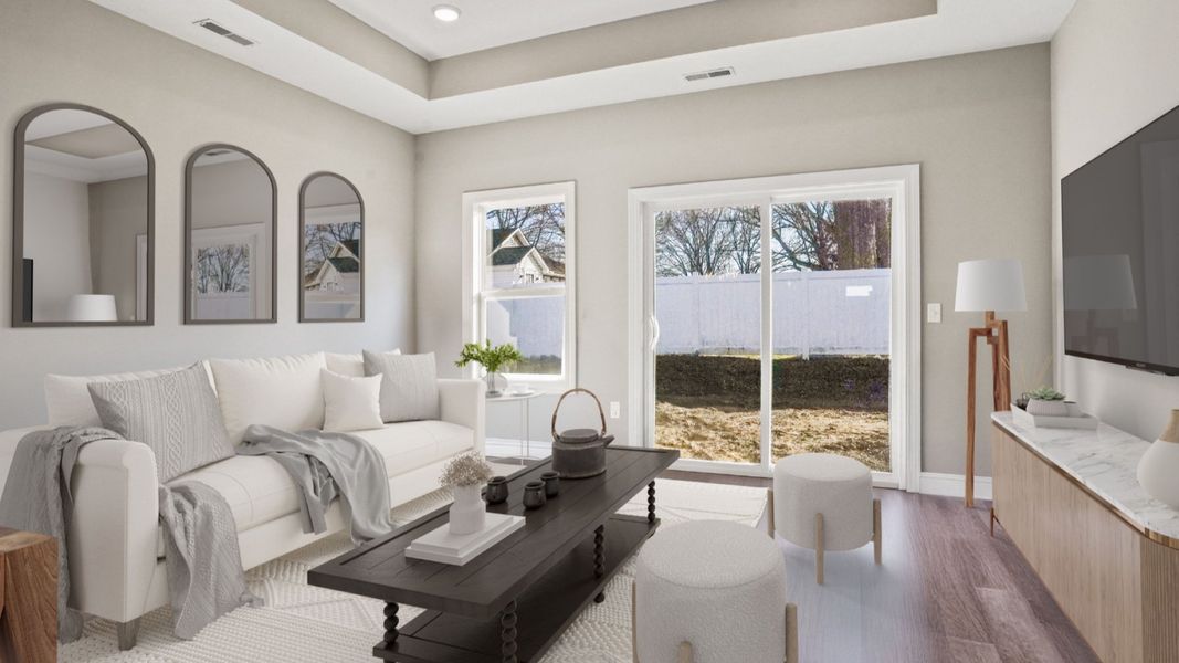 Representative furnished interior of a home built from the Rockaway by Epcon Communities in Chipeta Hollows, Grand Junction (Image 8). Representative furnished interior of a home built from the Rockaway by Epcon Communities in Chipeta Hollows, Grand Junction (Image 8).