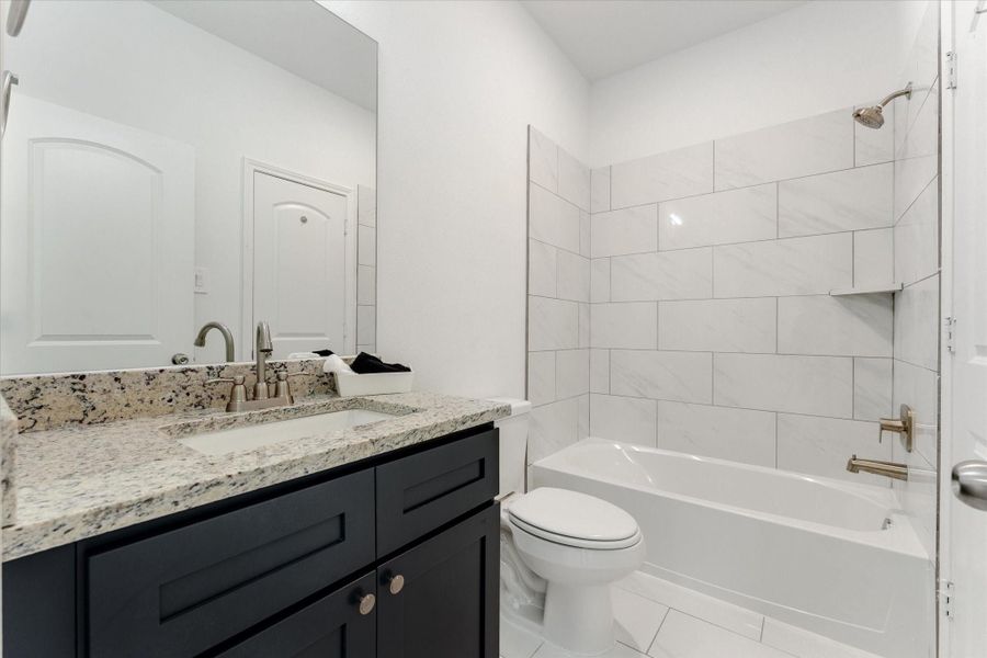 Furnished interior view inside a new home in , Willis (Image 16).