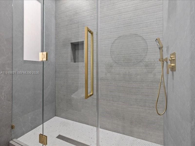 Close-up of interior finishes inside a home in , Miami Beach (Image 19).
