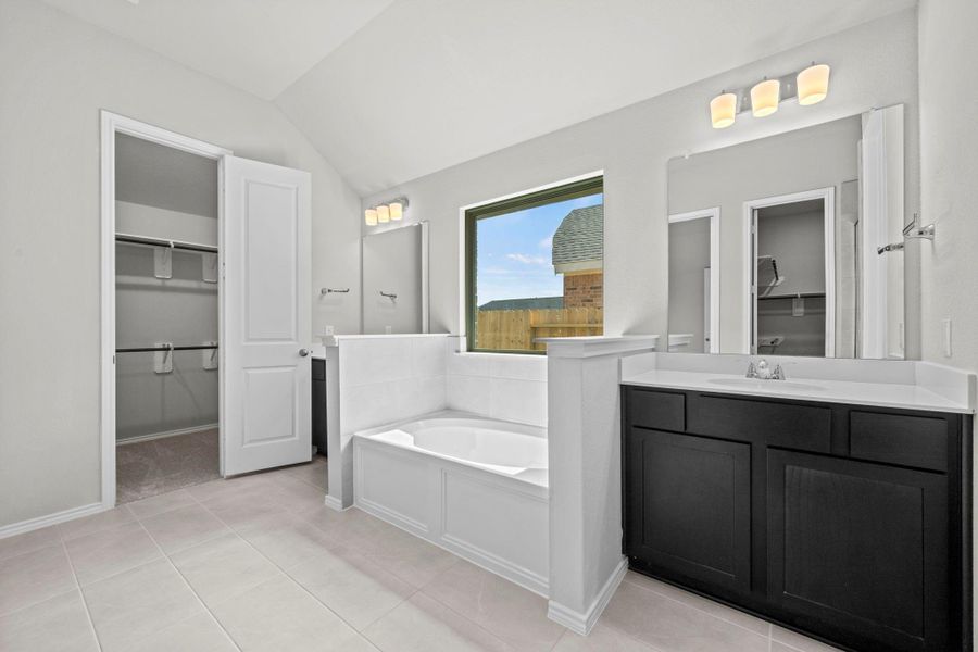Furnished interior view inside a new home in The Trails, New Caney (Image 11).