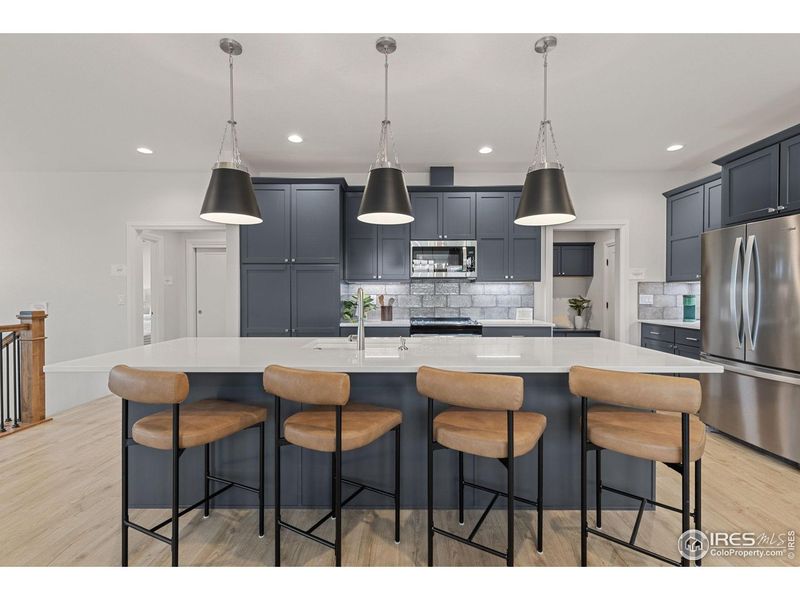 Furnished interior view inside a new home in Cottages at Kelly Farm, Greeley (Image 14).