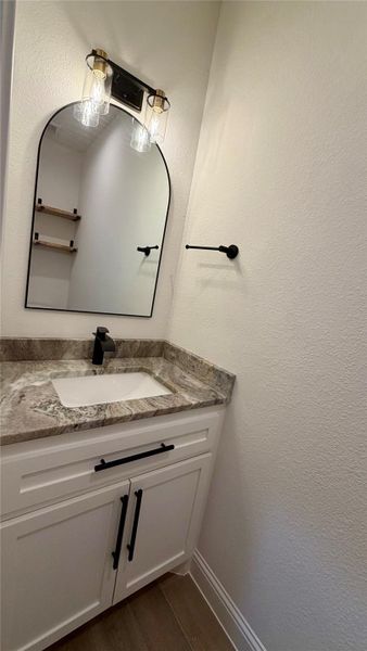 Adorable powder bath downstairs