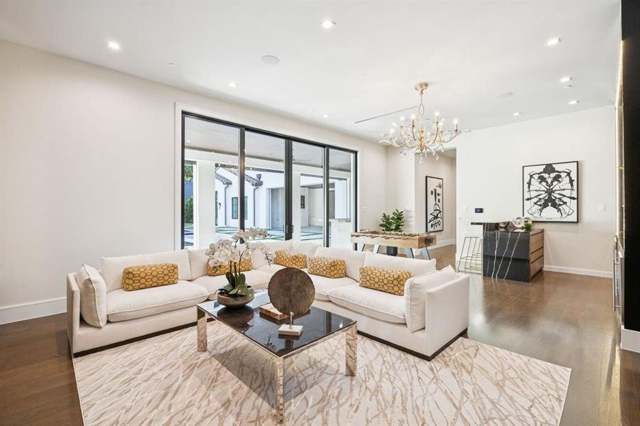 Furnished interior view inside a new home in , Westlake (Image 26). Furnished interior view inside a new home in , Westlake (Image 26).