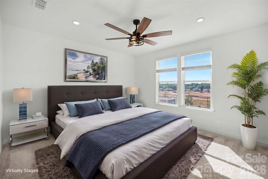 Furnished interior view inside a new home in Carolina Riverside, Belmont (Image 5).