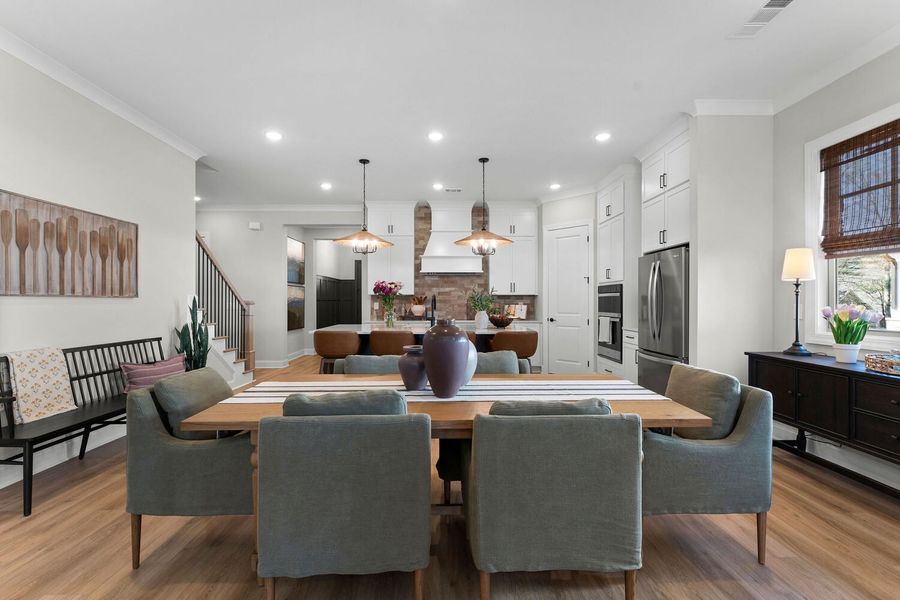 Representative furnished interior of a home built from the The Montclair by JW Collection in Lake Arrowhead, Waleska (Image 8).