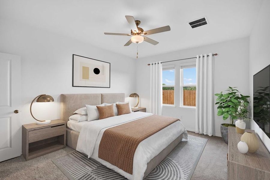 Representative furnished interior of a home built from the Oriole by Taylor Morrison in Emory Crossing, Hutto (Image 9). Representative furnished interior of a home built from the Oriole by Taylor Morrison in Emory Crossing, Hutto (Image 9).