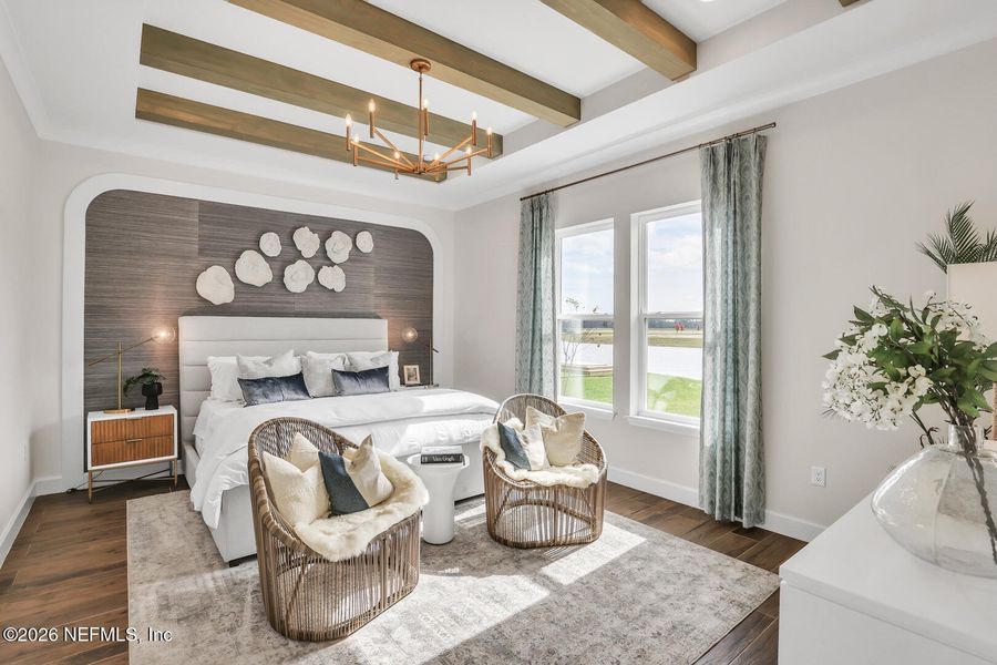 Furnished interior view inside a new home in , Flagler Beach (Image 4).