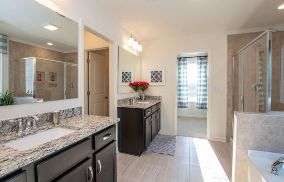 Representative furnished interior of a home built from the Bedford by True Homes in Stonebridge Fairways, Monroe (Image 30).