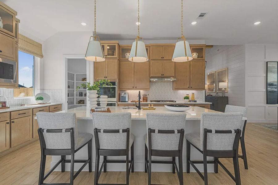 Furnished interior view inside a new home in Blue Heron, Mont Belvieu (Image 30).