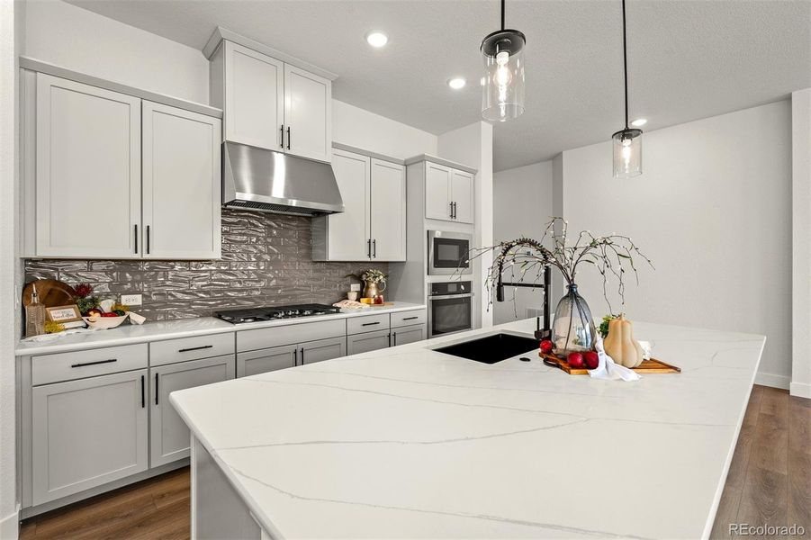 Furnished interior view inside a new home in Wolf Ranch - Enclave Collection, Colorado Springs (Image 26).