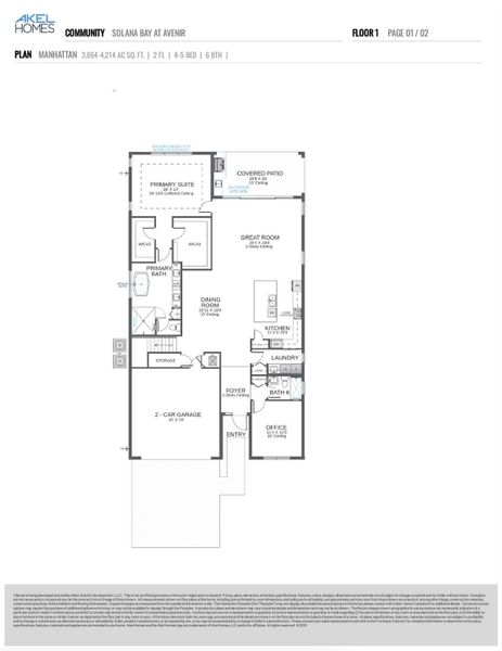 2D floor plan layout of this home in , Palm Beach Gardens, FL (Image 3).