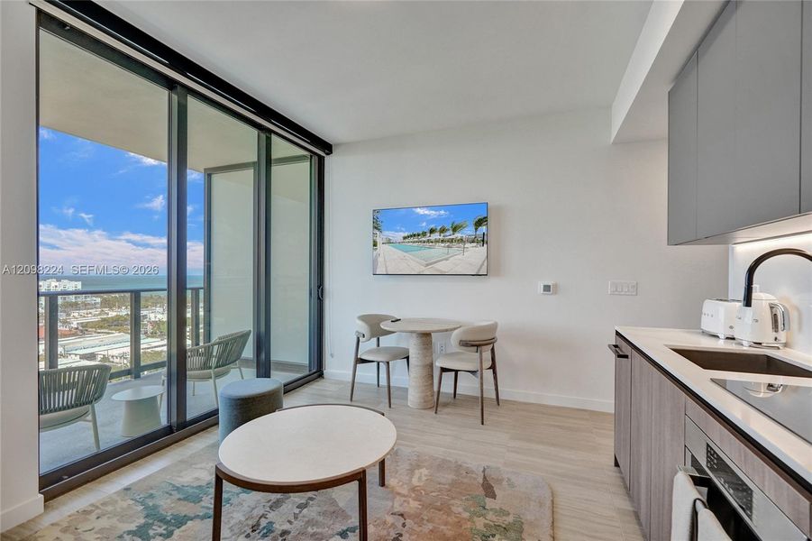 Furnished interior view inside a new home in 72 Park, North Miami Beach (Image 7). Furnished interior view inside a new home in 72 Park, North Miami Beach (Image 7).