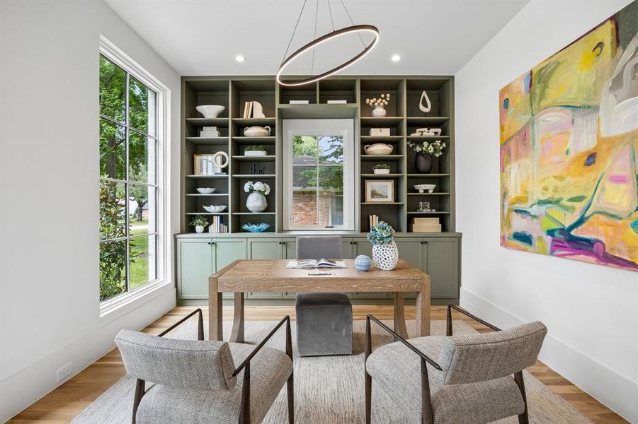 Furnished interior view inside a new home in , Dallas (Image 7).