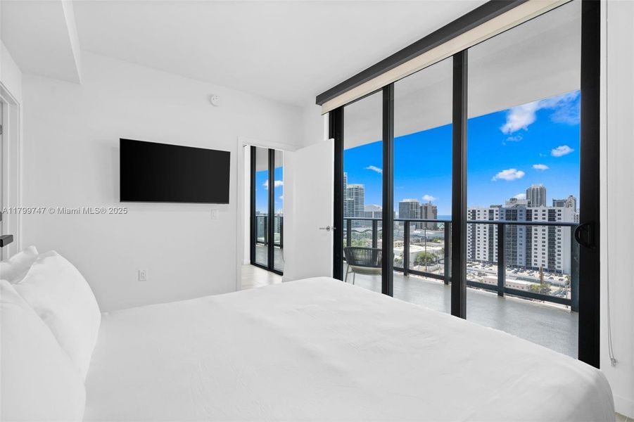 Furnished interior view inside a new home in 72 Park, Miami Beach (Image 4).