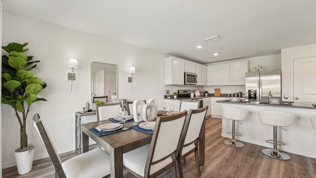 Furnished interior view inside a new home in Sunset Hills, Summerfield (Image 10).