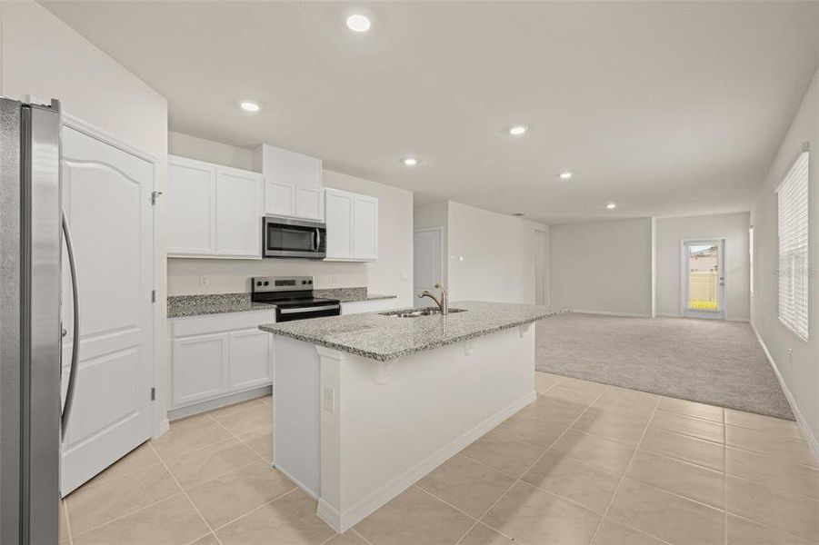 Furnished interior view inside a new home in , Kissimmee (Image 9). Furnished interior view inside a new home in , Kissimmee (Image 9).