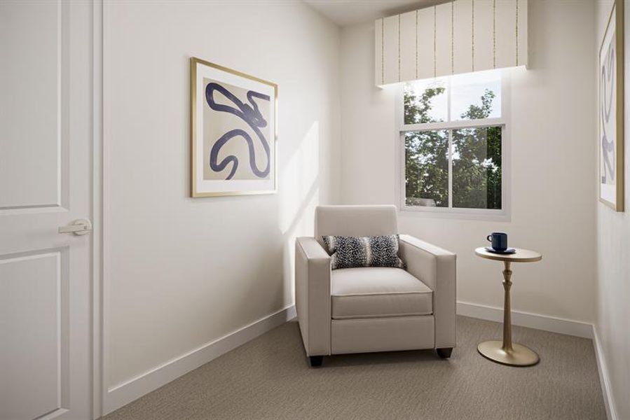 Furnished interior view inside a new home in Baker Grove, Moore (Image 4). Furnished interior view inside a new home in Baker Grove, Moore (Image 4).