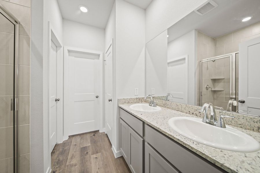 Furnished interior view inside a new home in Riverwood Ranch, Angleton (Image 4).
