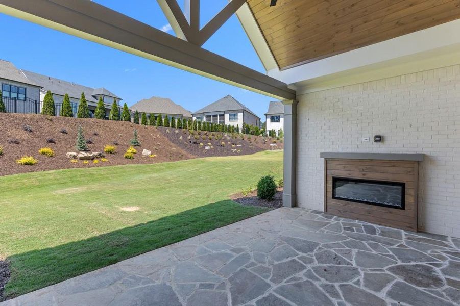 Exterior details and patio area of a home in , Braselton (Image 28).