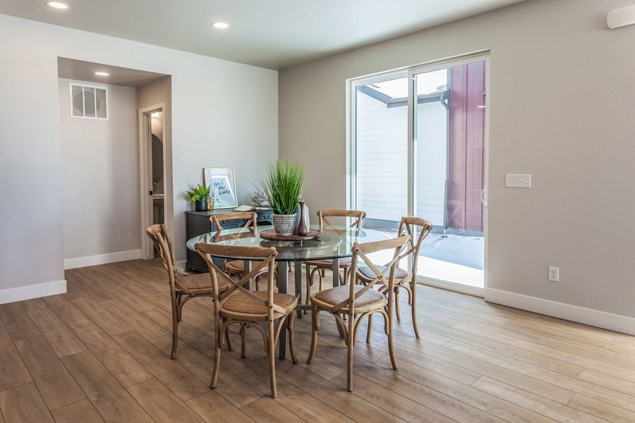 Representative furnished interior of a home built from the Tesla by Hartford Homes in Trailside, Timnath (Image 34).