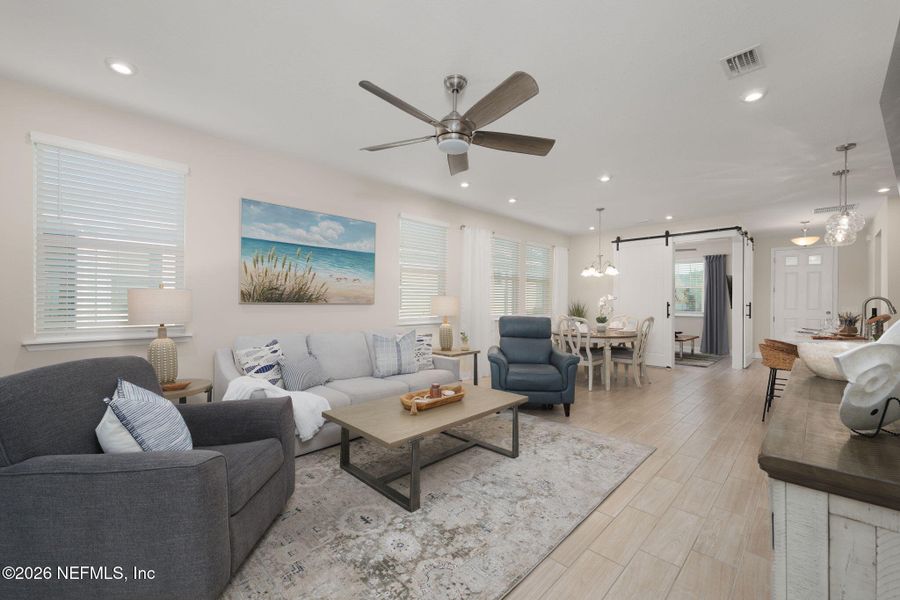 Furnished interior view inside a new home in , St. Johns (Image 32). Furnished interior view inside a new home in , St. Johns (Image 32).