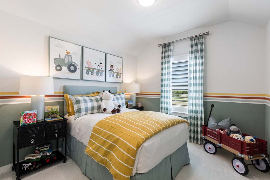 Representative Secondary Bedroom - some options shown