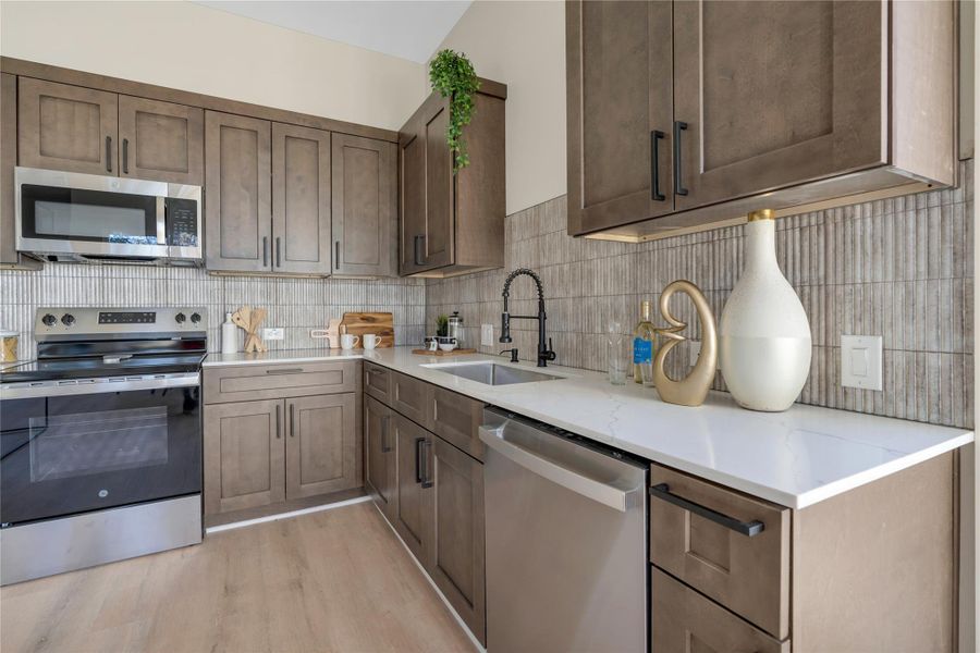 Furnished interior view inside a new home in , Austin (Image 11).