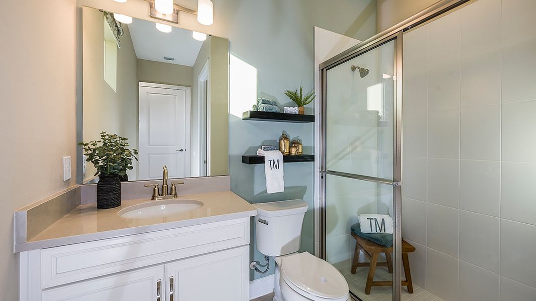 Furnished interior view inside a new home in Esplanade at Starling, Punta Gorda (Image 15). Furnished interior view inside a new home in Esplanade at Starling, Punta Gorda (Image 15).