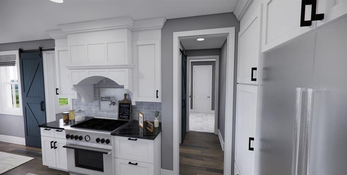 Furnished interior view inside a new home in , Dripping Springs (Image 16).