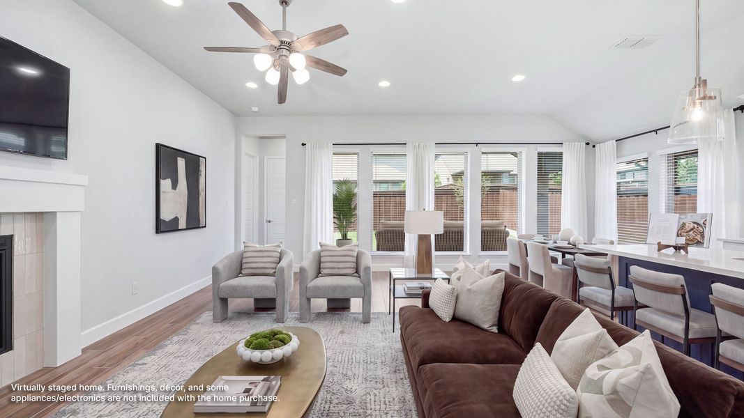 Furnished interior view inside a new home in Ventana, Fort Worth (Image 8).