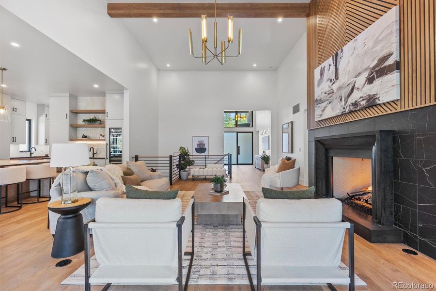 Furnished interior view inside a new home in , Castle Rock (Image 12).