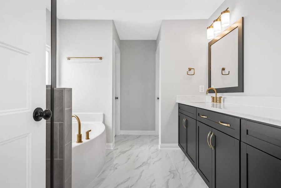 The Leighland B Primary Suite Bathroom The Leighland B Primary Suite Bathroom