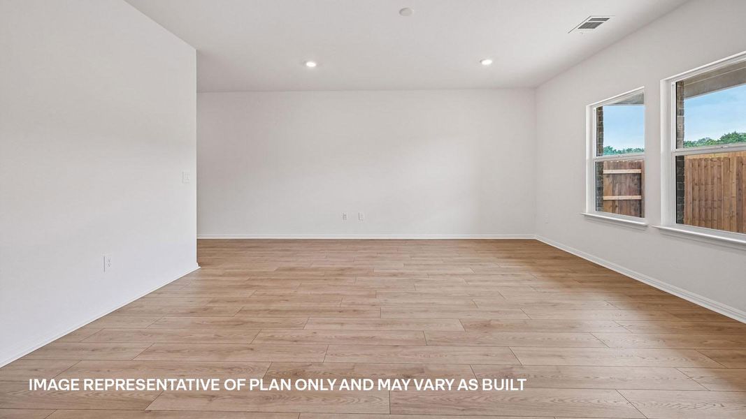 Representative unfurnished interior of a home built from the The Nicole by D.R. Horton in Bar W Ranch, Leander (Image 23).
