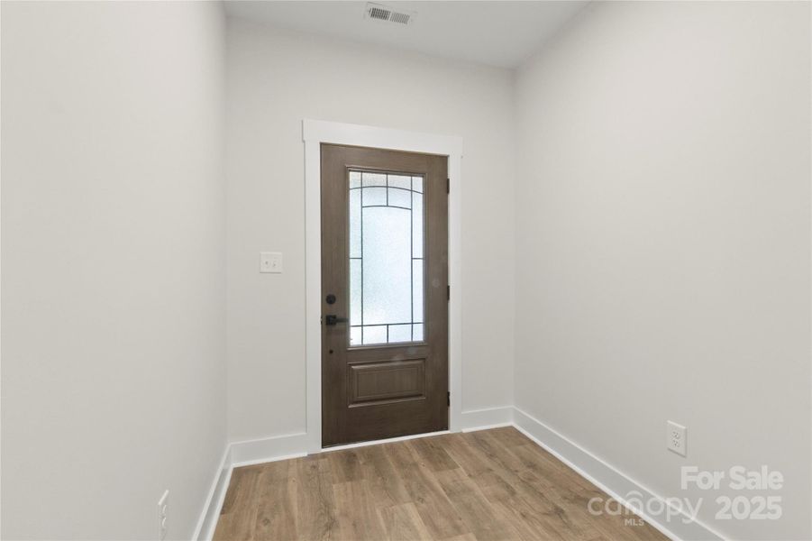 View of front door from foyer