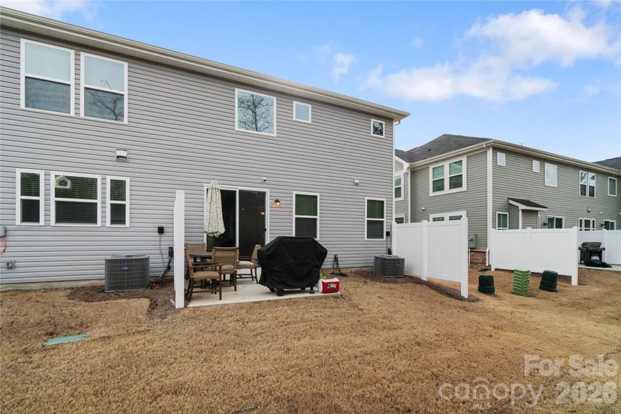 Exterior details and patio area of a home in , Charlotte (Image 22).