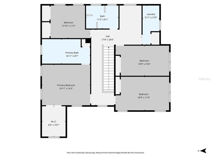 2D floor plan layout of this home in , St. Petersburg, FL (Image 6).