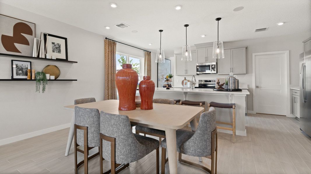 Representative furnished interior of a home built from the Jupiter by DRB Homes in Liberty Trace, Haines City (Image 15).