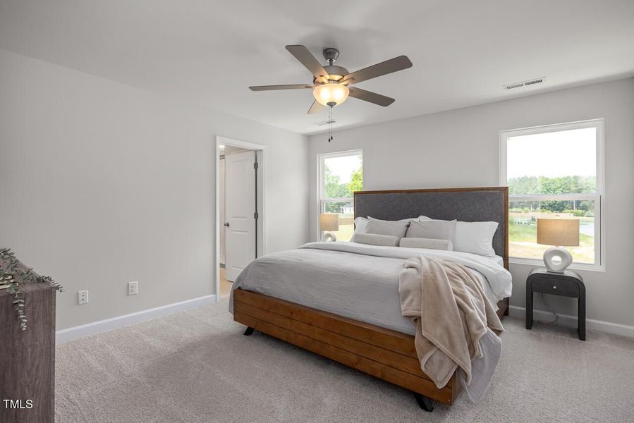 Furnished interior view inside a new home in Wellers Knoll, Lillington (Image 73). Furnished interior view inside a new home in Wellers Knoll, Lillington (Image 73).