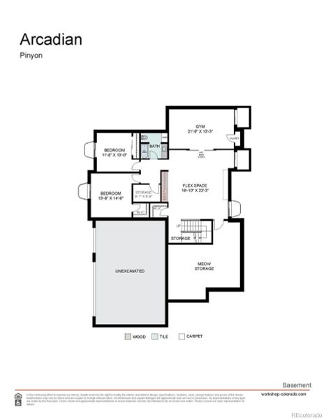2D floor plan layout of this home in , Golden, CO (Image 3).