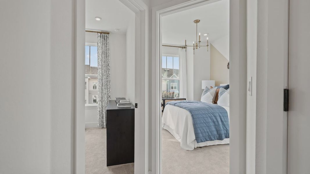 Representative furnished interior of a home built from the Lantana by DRB Homes in Parkview at Hamlin, Winter Garden (Image 40).