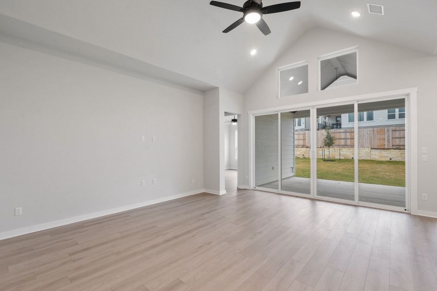 Spacious, unfurnished interior of a new home in Lariat, Liberty Hill (Image 38). Spacious, unfurnished interior of a new home in Lariat, Liberty Hill (Image 38).