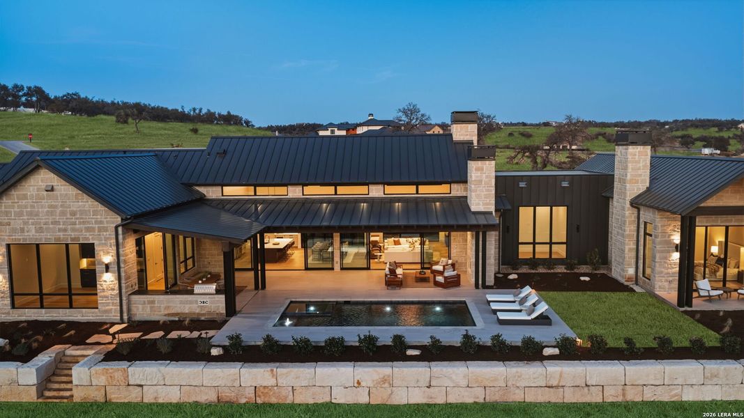Exterior details and patio area of a home in , Fredericksburg (Image 31). Exterior details and patio area of a home in , Fredericksburg (Image 31).