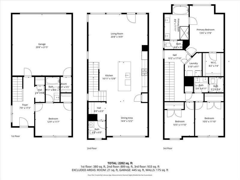 2D floor plan layout of this home in , Roswell, GA (Image 5).