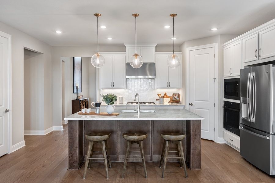 Representative furnished interior of a home built from the Carmine by Taylor Morrison in 6 Creeks 55s, Kyle (Image 2).