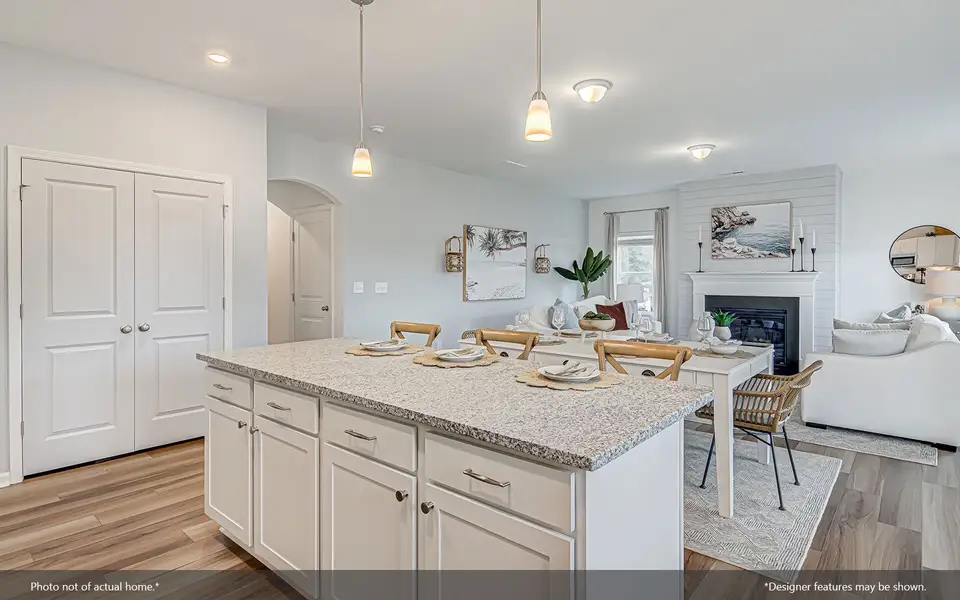 Furnished interior view inside a new home in Braxton Place, Moore (Image 5).