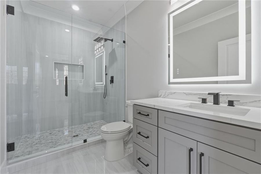 Furnished interior view inside a new home in , Lawrenceville (Image 10).